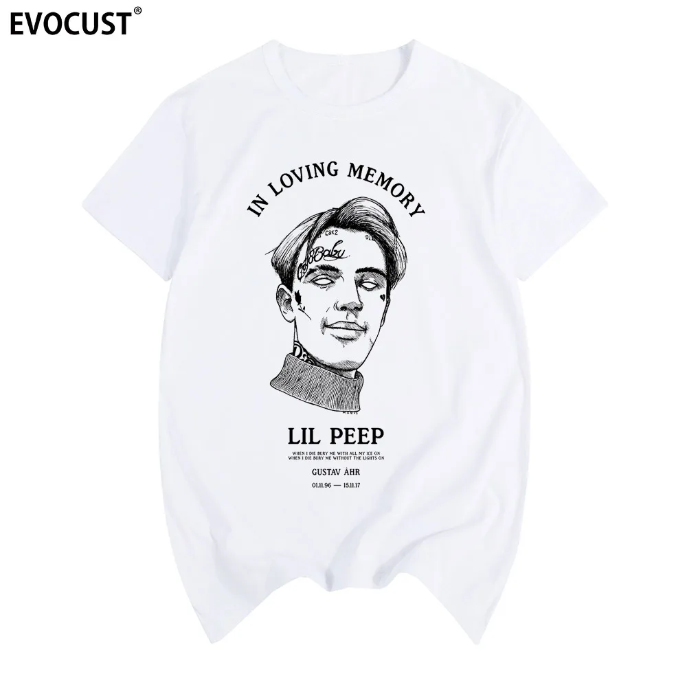Футболка lil peep R.I.P. с надписью Love memory Music для мужчин и женщин хлопковая Удобная