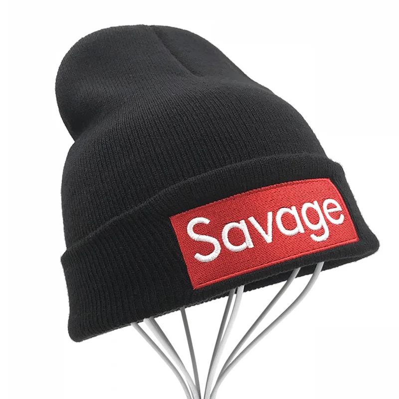 Savage Beanie шапки, шапки, зимние шапки для мужчин и женщин, вязаные зимние брендовые шапки для девочек, женские и мужские теплые уличные шапки Skullies s