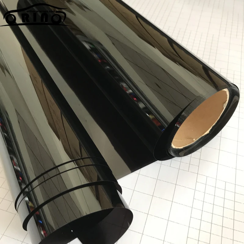 50x200/300/500 см VLT 0,05 авто дома Стекло окна чёрных машин, Тонирующая пленка для автомобиля боковое окно дом коммерческой солнечной защиты