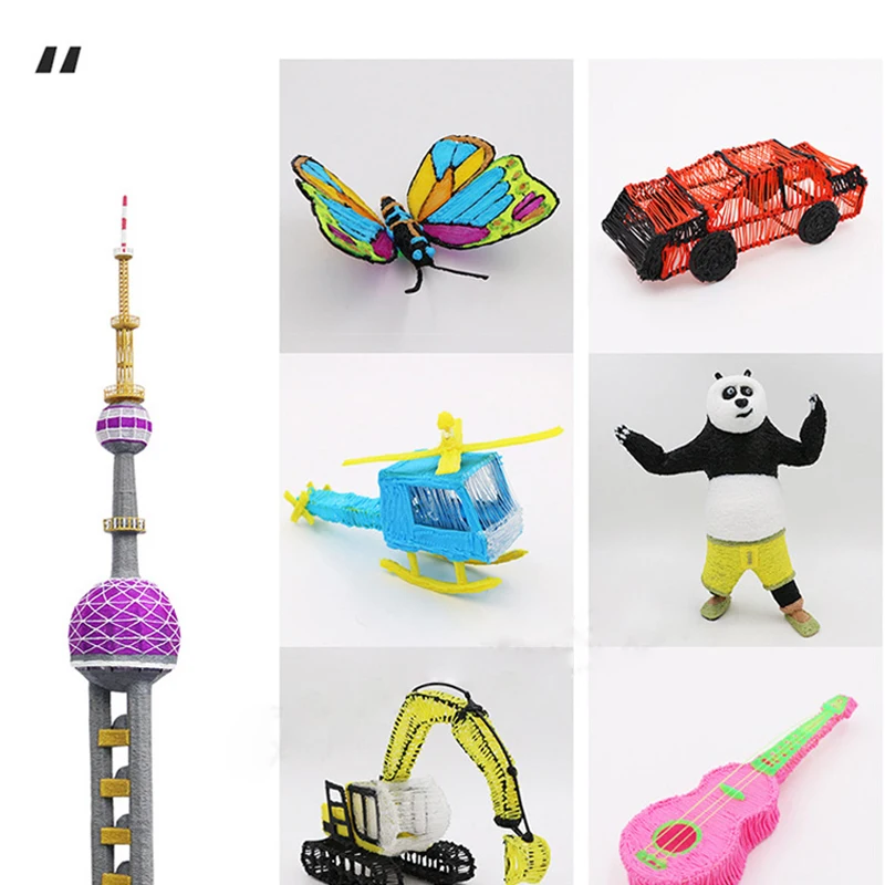3D печать Ручка 2nd Generation RP 100B светодиодный Дисплей DIY принтеры ручка с 10 цветов 100 м