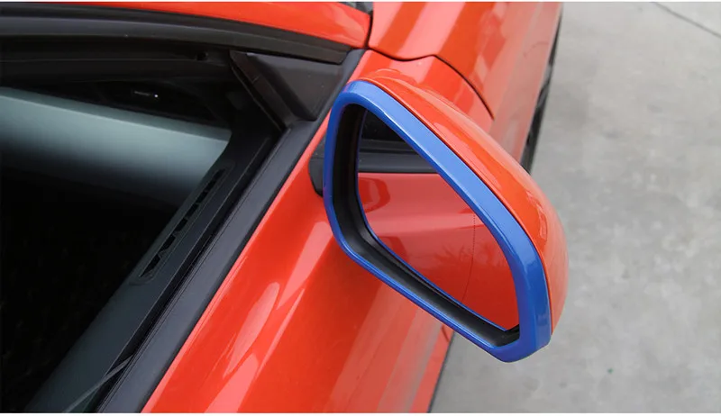 Sansour Внешняя рамка для украшения зеркала ABS Ford Mustang 2015 автомобильный