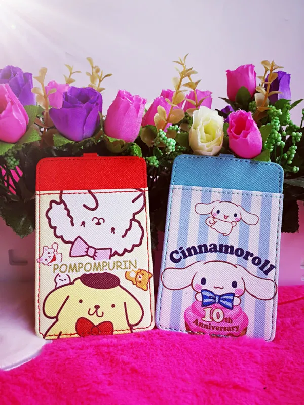 IVYYE Cinnamoroll Мультфильм Плюшевая Кукла мини чучела карты монета игрушка милые животные сумки Держатель наличные кредитные мягкие ID кошельки для денег Новые