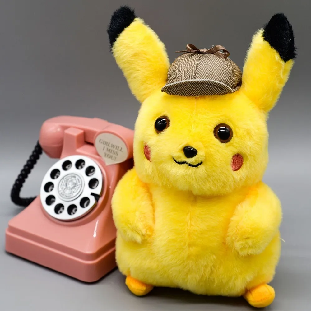 2019 новый милый Detective Pikachu Пикачу темно Lightning игрушка плюшевые игрушки для