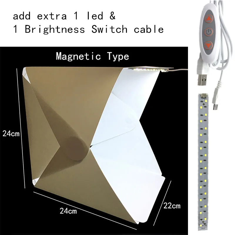 S add 1 cable 1 led 1" 25 см светодиодный светильник 360 градусов вращающийся стол с электрическим приводом для фотографии, Максимальная нагрузка 10 кг 220V 110V - Цвет: S add 1 cable 1 led