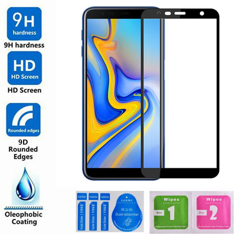 YEDAI 9D закаленное Стекло для Samsung Galaxy J3 J5 J7 2017 года ЕС J2 J4 J6 Prime 2018 чехол экрана с