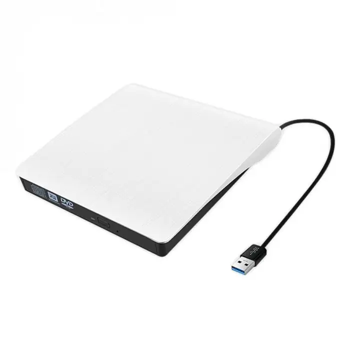 USB 3,0 тонкий внешний DVD RW CD Привод высокоскоростной портативный для портативных ПК
