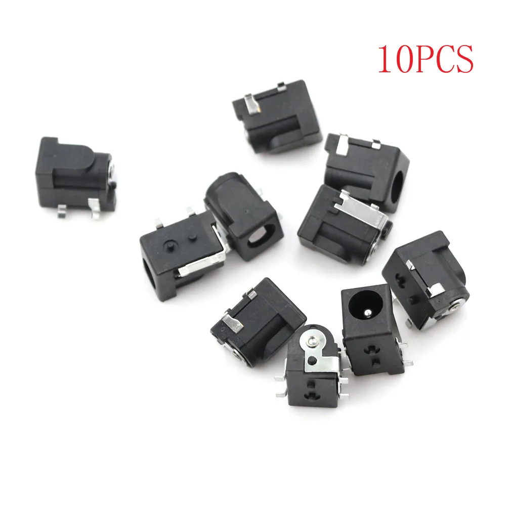 10 шт. DC 050 черные заглушки Мощность с разъемом типа Jack DC005 5 5*2 1 мм 2 гнездо круглый