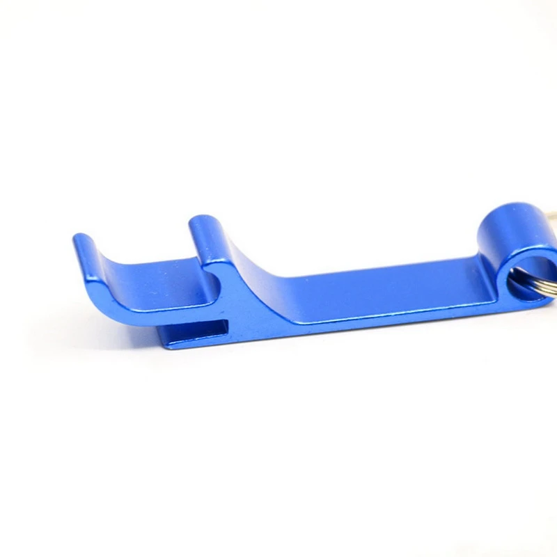 65x12mm lake blue 4 в 1 баночка с крышкой открывалка винтовая крышка банка открывалка для бутылок консервная открывалка ручная Нескользящая Поворотная Крышка открывалка для бутылок кухонный гаджет - Цвет: 65x12mm lake blue