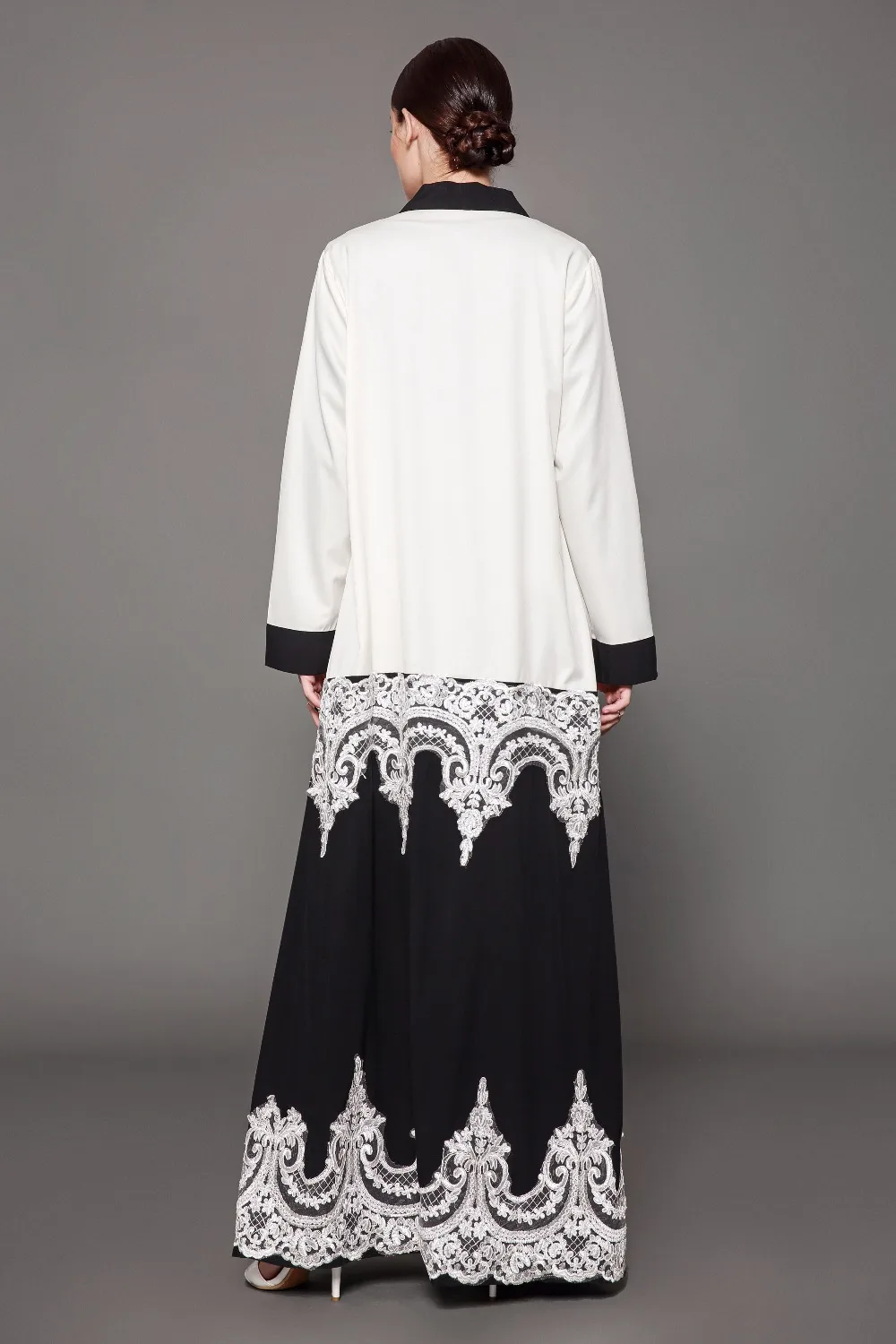 Женское мусульманское длинное платье с принтом Abaya Jilbab повседневное