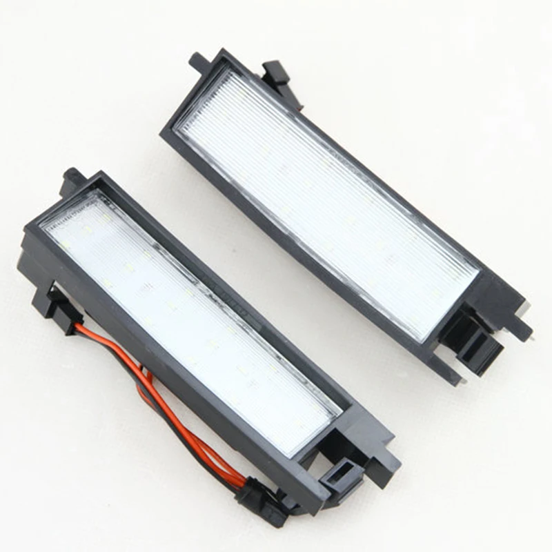 18SMD светодиодный светильник для номерного знака, задний фонарь, прямой крой для Toyota Auris RAV4 III 05-12 Auris II 2012-Yaris 99-05