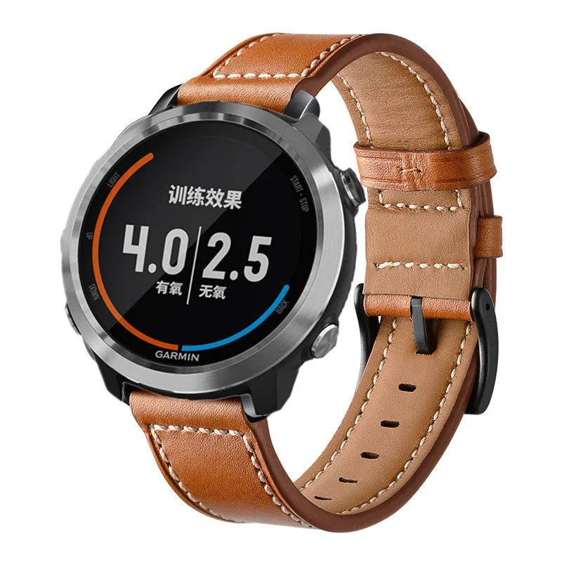 Ремешок для Garmin Vivoactive3, браслет из натуральной кожи, сменный ремешок на запястье, браслет для Vivoactive 3