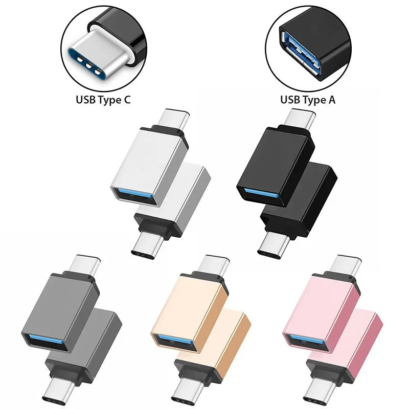 USB 3 1 type C папа 0 2 A Женский адаптер конвертер разъем OTG Зарядка Синхронизация для