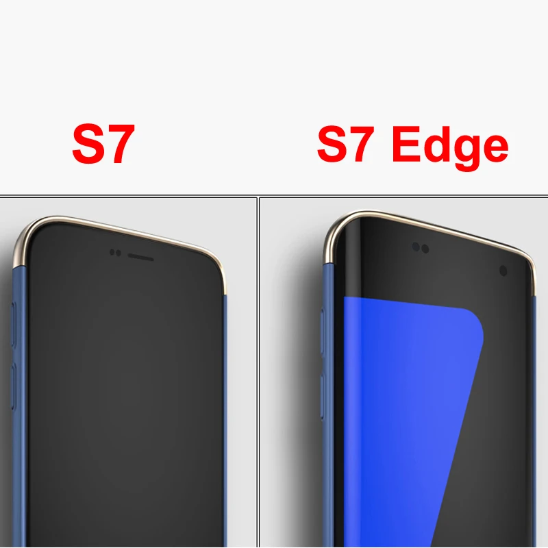 For Samsung S7 case Galaxy Edge cover hard back protection S7edge capas coque blue gold black fundas s7 |