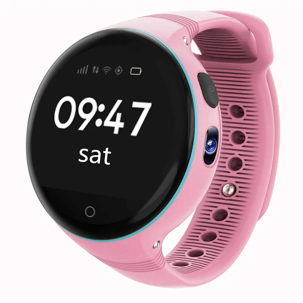 S668 Boys Girls Children Smart Watch Rround Screen GPS LBS WiFi SOS Support SIM Card Remote Baby Safe Zero-distance Positioning | Наручные