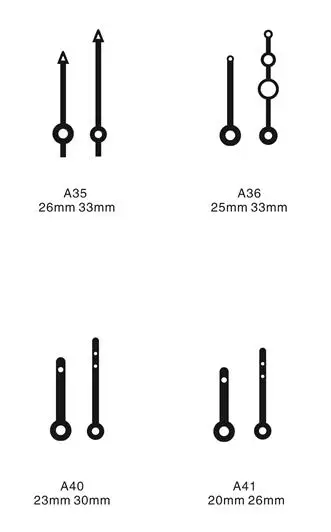 100 компл./лот хорошая продажа Будильник &quotсделай сам&quot сменные иглы часы ручные