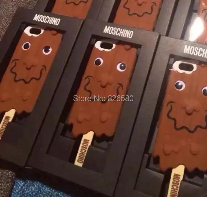 2014 Newest 3D Chocolate Ice Cream Phone Case For iphone 5 5S Silicone Back Cover iphone5 5G Free Shipping|phone cases for 3g|phone case htc herocase