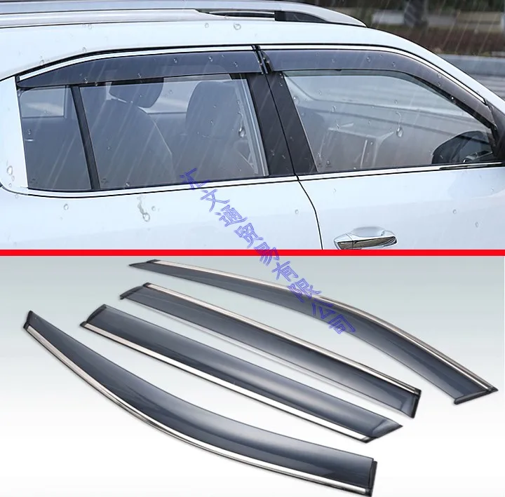 Для Hyundai ix35 2018 2019 Пластик внешний козырек Vent Оттенки окна Защита от солнца Дождь