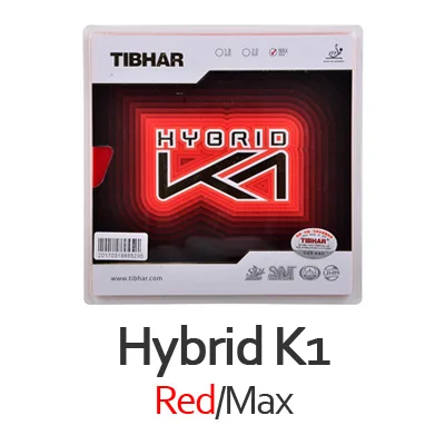 K1 Red TIBHAR HYBRID K1/K1 PLUS(липкий каучук+ Натяжная губка, удар) пипс-в настольном теннисе резиновая губка для пинг-понга - Цвет: K1 Red