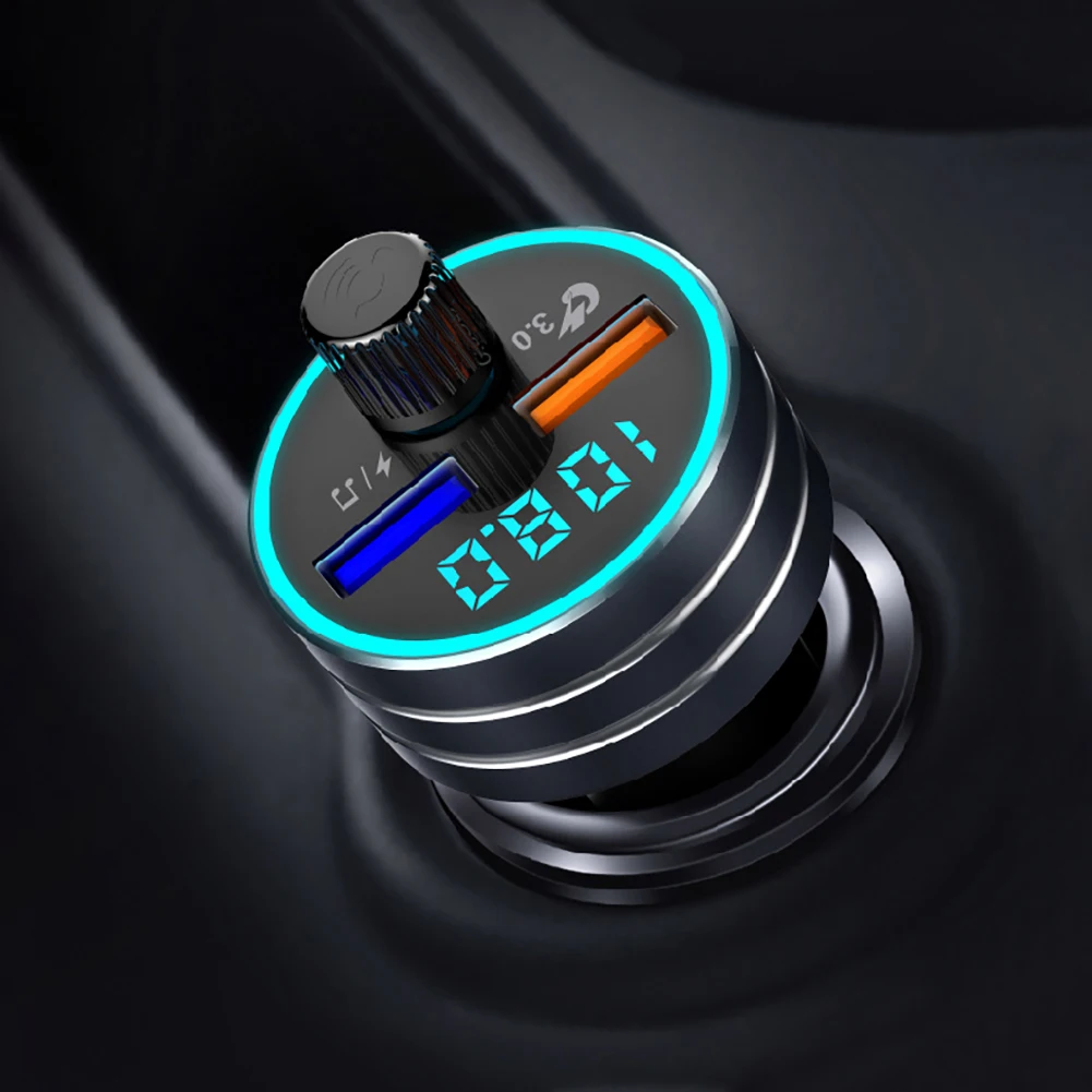 Многофункциональный автомобильный Bluetooth FM трансмиттер беспроводной MP3 плеер 2 4 А