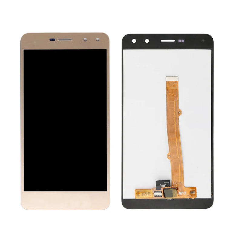 ЖК-дисплей 5,0 для Huawei Y5 Y5 III Y5 3 MYA-L02 MYA-L03 MYA-L22 MYA-L23 ЖК-дисплей Дисплей Сенсорный экран дигитайзер в сборе для замены - Цвет: Glod No Frame