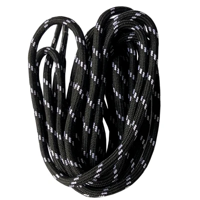 black with white 71 дюймовой длинная круглые шнурки для ботинок Струны для ботинок шнур шнурки с точками - Цвет: black with white