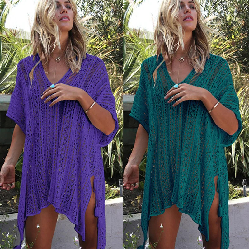 Женский сексуально Белое длинное пляжное платье NORMOV Дамская Сексуальная пустота