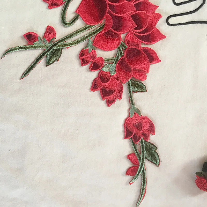 3 шт. винтажная вышитая Цветочная нашивка для официального платья аксессуары