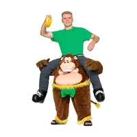gorilla ride on animal costumes christmas halloween party cosplay clothes carnival for adult dress up men fun horse riding toys