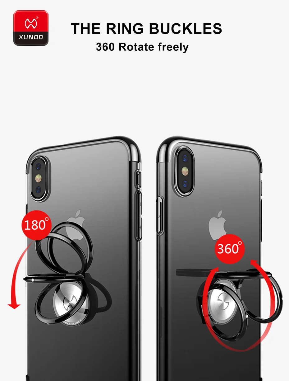 Ультра тонкий роскошный чехол XUNDD для iPhone X Xs Max Xr защитная задняя крышка с