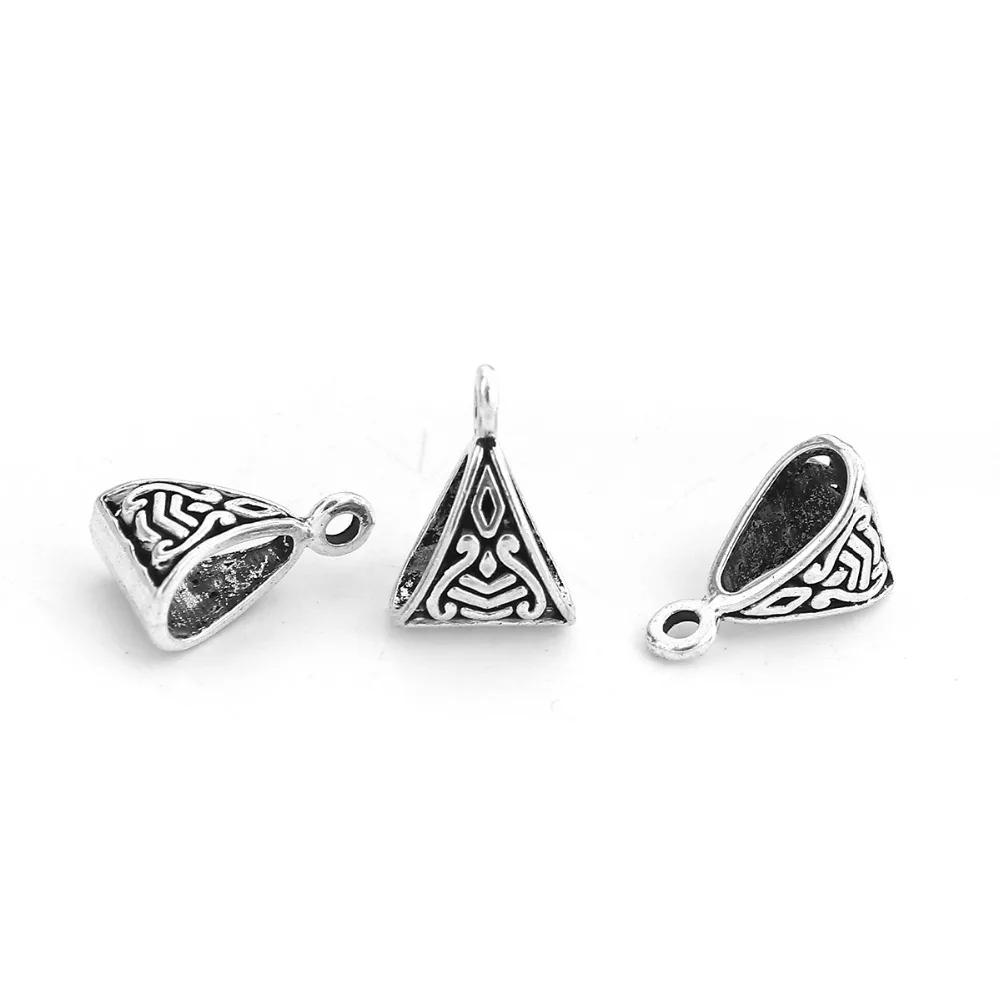 DoreenBeads сплав на основе цинка серебристый цвет Треугольный Стиль сделай сам