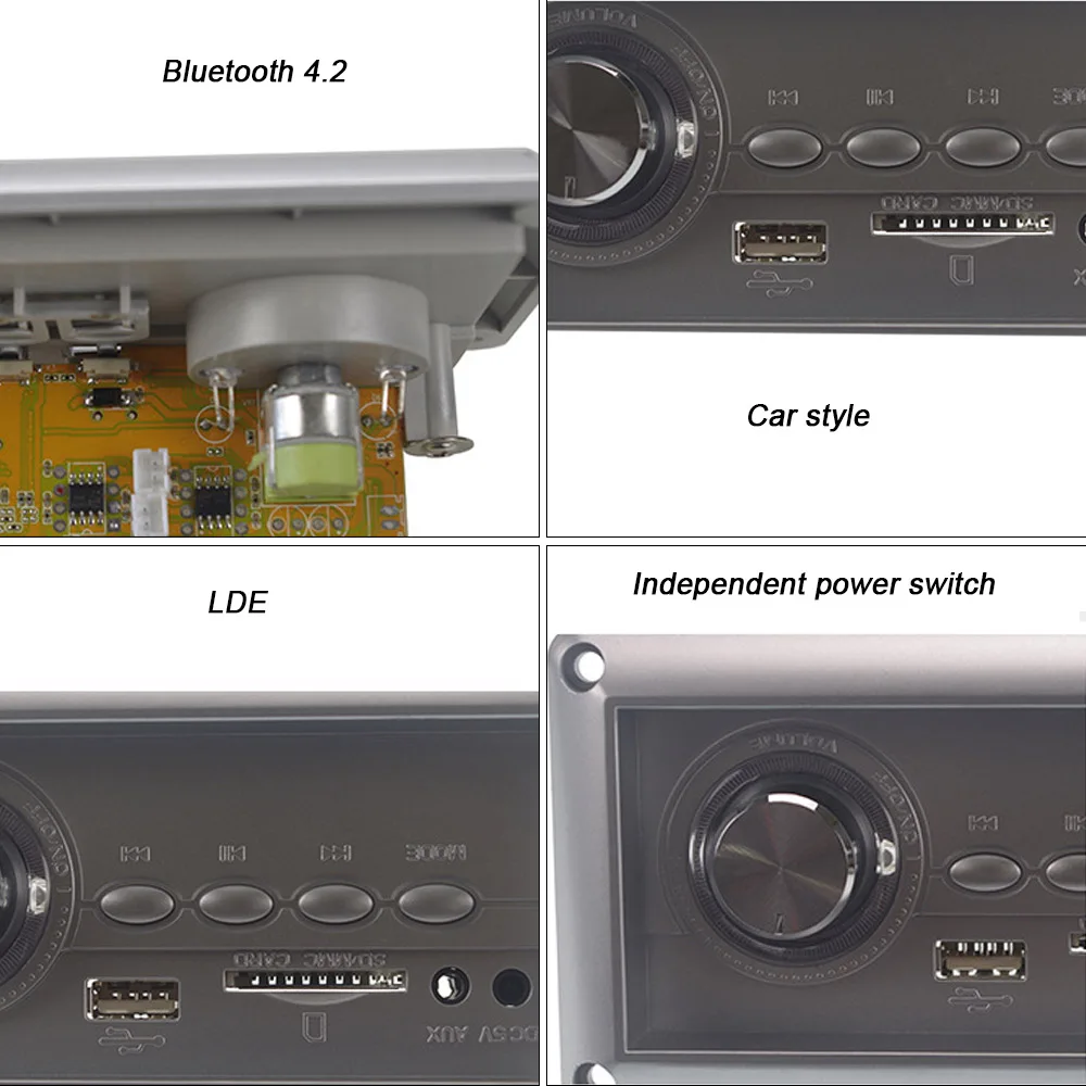 AIYIMA MP3 декодер доска DC5V Беспроводной Bluetooth 4 2 приемник WMA WAV FLAC APE модуль