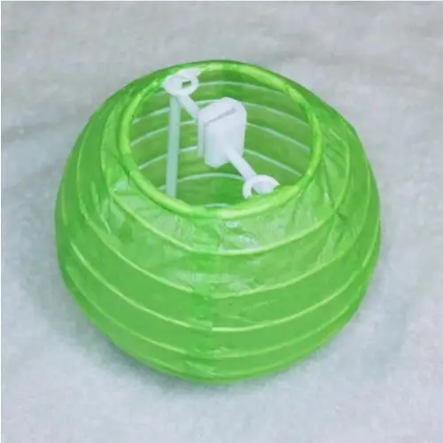 Light Green 50 штук 4 дюйма 10 см 10 цветов красивые мини китайские бумажные фонари для вечерние и Свадебное Украшение подвесное бумажный шар - Цвет: Light Green