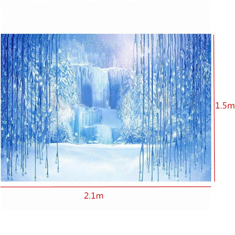 7x5ft лед замороженный фон винил мир фотографии высокое качество задний план Студия фото реквизит для цифровой камеры