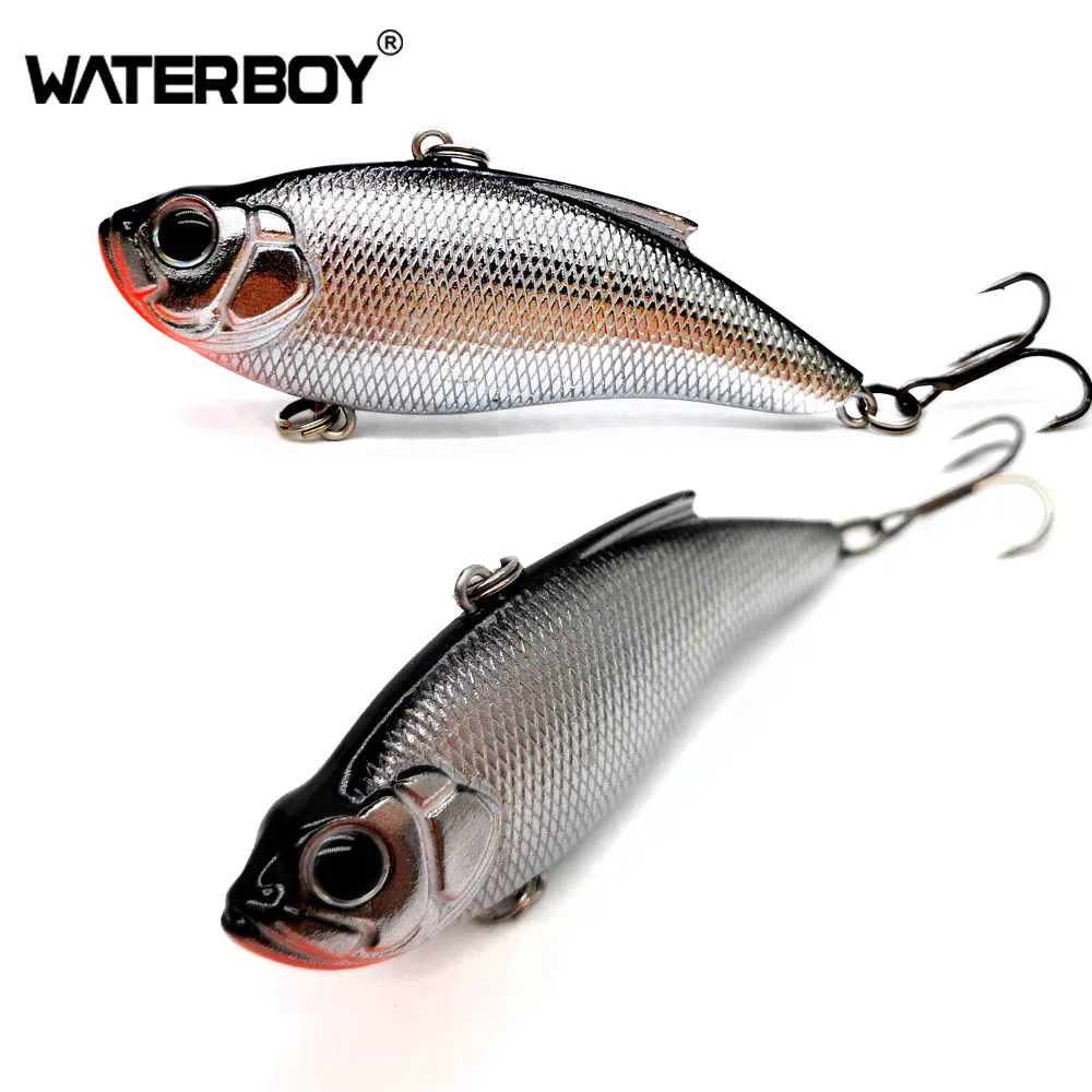 Color 2 WATERBOY 7.5cm16.5g VIB приманка жесткая искусственная Рыбалка Vibe Lipless новая пластиковая Вибрация жесткая шумная погремушка Тонущая вибрационная приманка - Цвет: Color 2