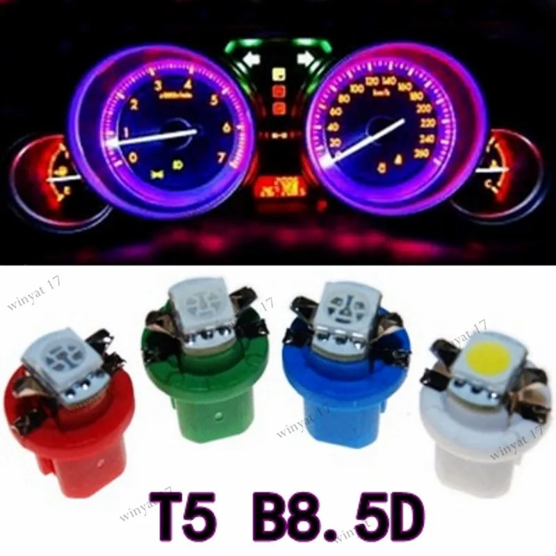 Лампа для приборной панели T5 B8.5d b8.5 8.5d 20 шт.|light light blue|light ledlight led |