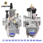 ZSDTRP Универсальный 21 24 26 28 30 32 33 34 35 36 38 40 42 мм PWK мотоциклетный карбюратор для Keihin Koso ATV Power Jet