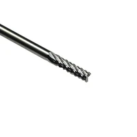 10pcs carbide pcb cnc engraving bits end milling cutter cutting drill hole endmill 3 175mm diameter st3 12