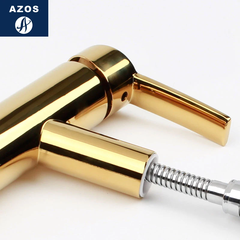 Выдвижной Смеситель Azos мягкая раковина латунь хромированный для прачечной