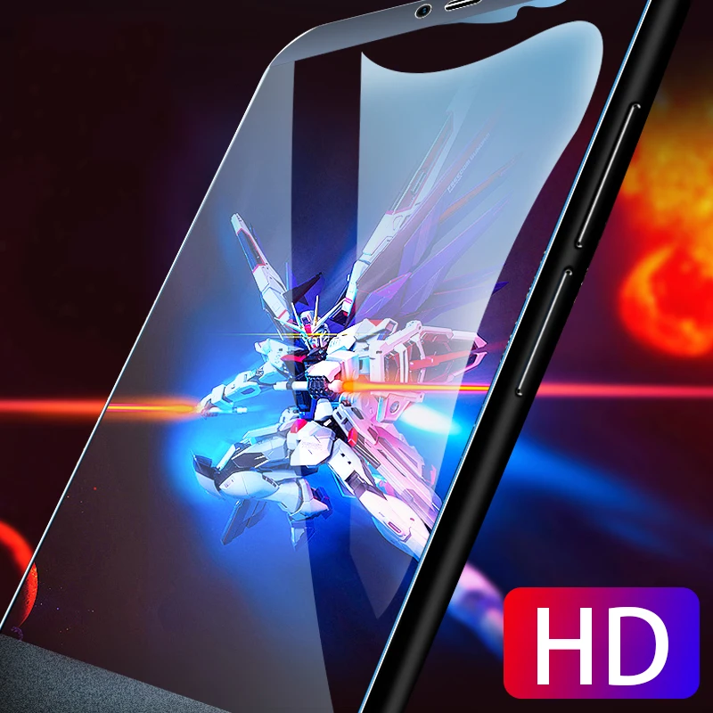 3Pcs/lot Full Cover Tempered Glass For Huawei honor 7x Screen Protector Protective Film 9H 2.5D Anti Blu-ray Toughened | Электроника