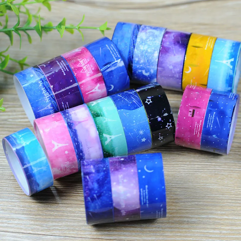 Маленький тонкий 1 шт. васи лента 2 м* 1,5 см бумага DIY планировщик Маскировочная лента клей наклейки с лентами Декоративные Канцелярские Ленты
