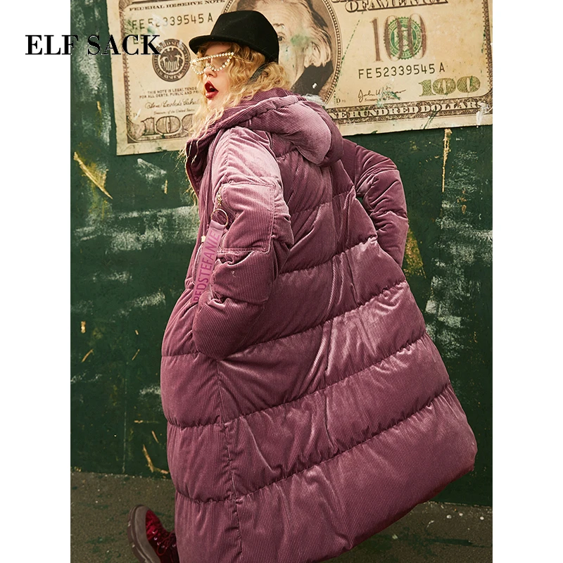 Женский пуховик ELFSACK белый на каждый день зимний|Женские пуховики| |