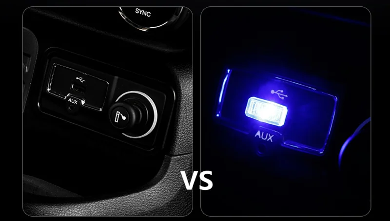 Автомобильный Стайлинг USB светодиодные атмосферные огни декоративная лампа для