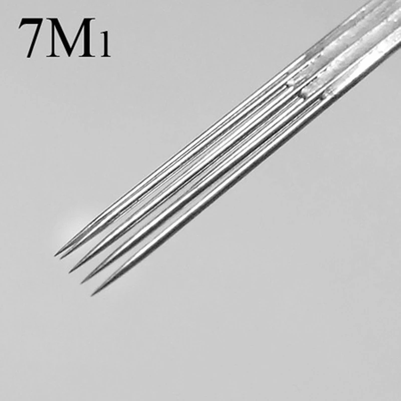 Одноразовые стерилизованные тату-иглы 7M1 (7 single Magnum) 50 шт./корт. Оптовая поставка |