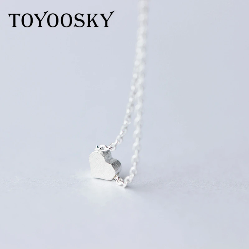 Женское Ожерелье с сердечками TOYOOSKY ожерелье из стерлингового серебра 925 пробы