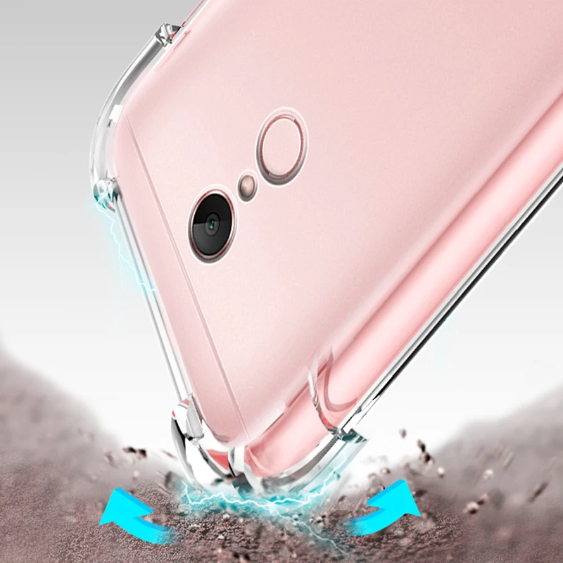 Xinwen роскошный ударопрочный защитный чехол из ТПУ силиконовый для xiaomi redmi 5