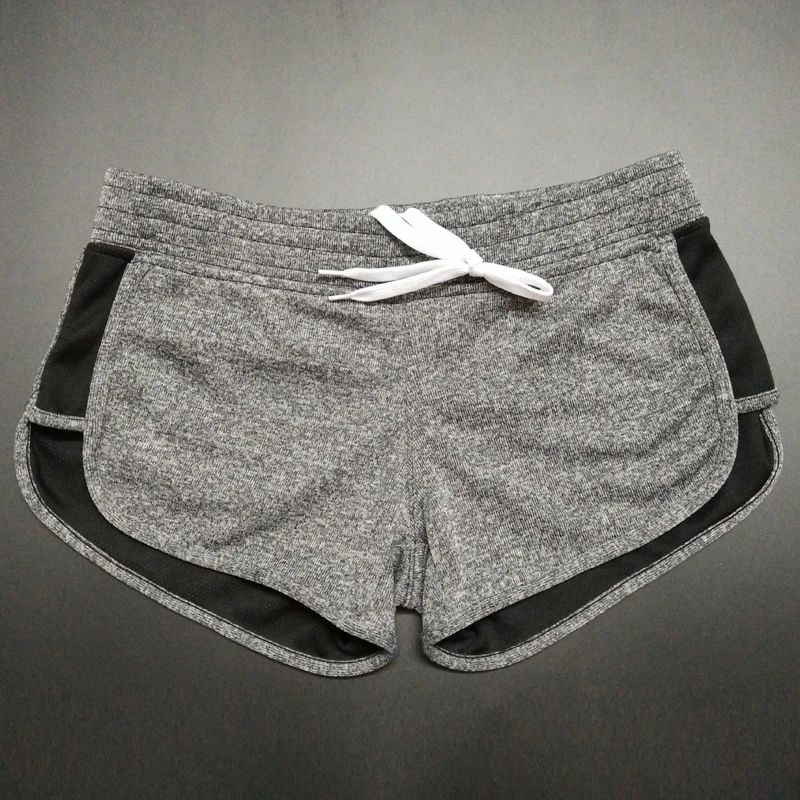 Женские летние спортивные шорты модные с низкой талией для занятий спортом йогой