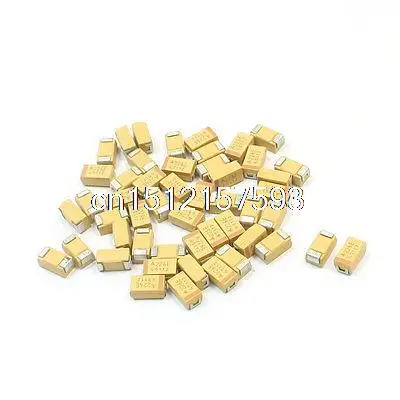 

50 шт. 6032 чехол C 22 мкФ 25V 6x3,2x2,6 мм SMD SMT Танталовый чип-конденсаторы