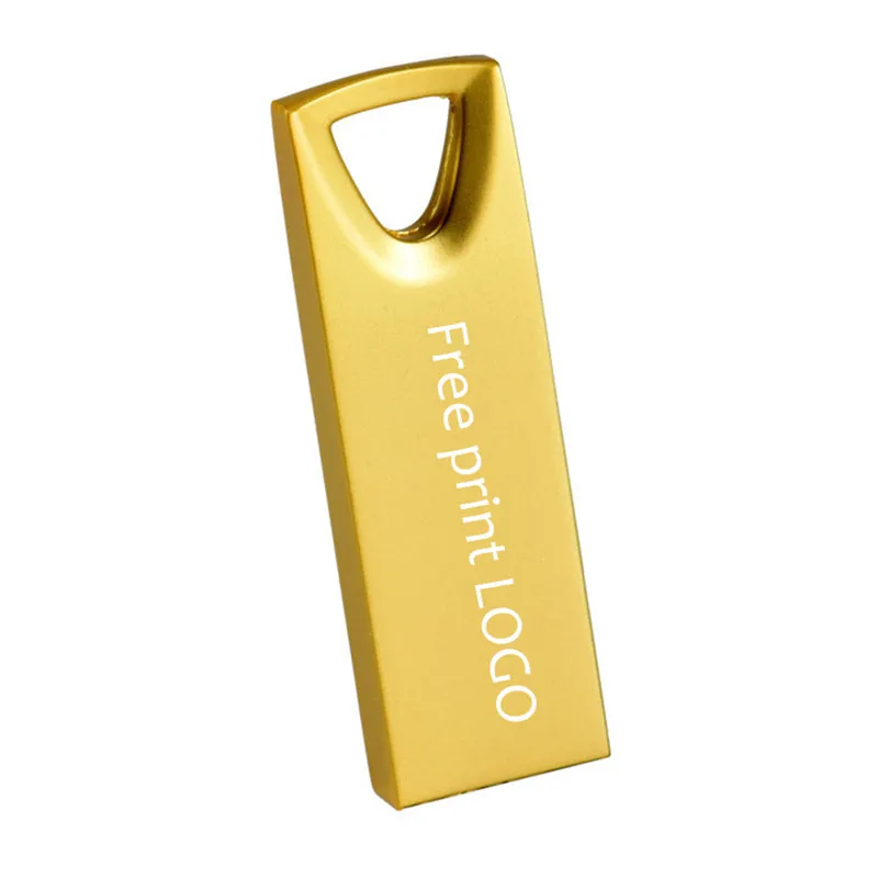 Gold JASTER usb флеш-накопитель 2,0 серебристый/Золотой металлический флеш-накопитель 64 ГБ 32 ГБ 16 ГБ 4 ГБ memoria флеш-накопитель память usb браслет ключ - Цвет: Gold