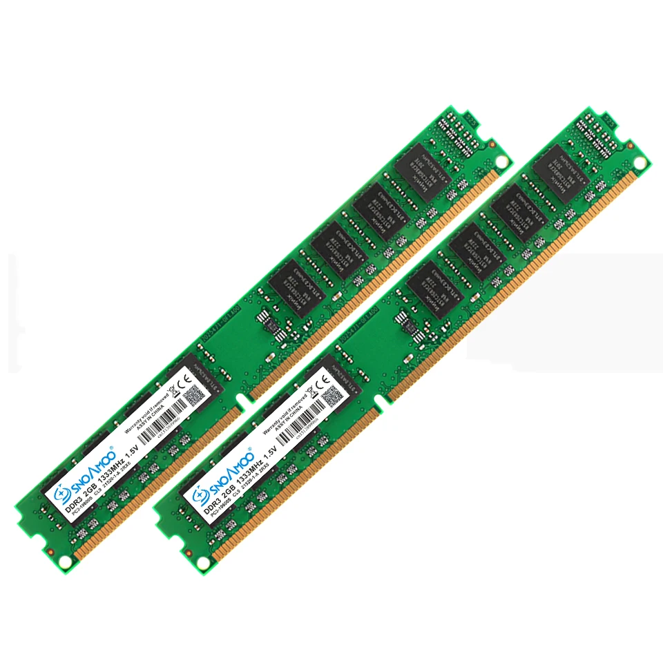 Snoamoo Настольный ПК Рамс DDR3 2 ГБ 1333 мГц PC3-10600S 1600 1 5 В DIMM 4 память 8 для настольных Intel