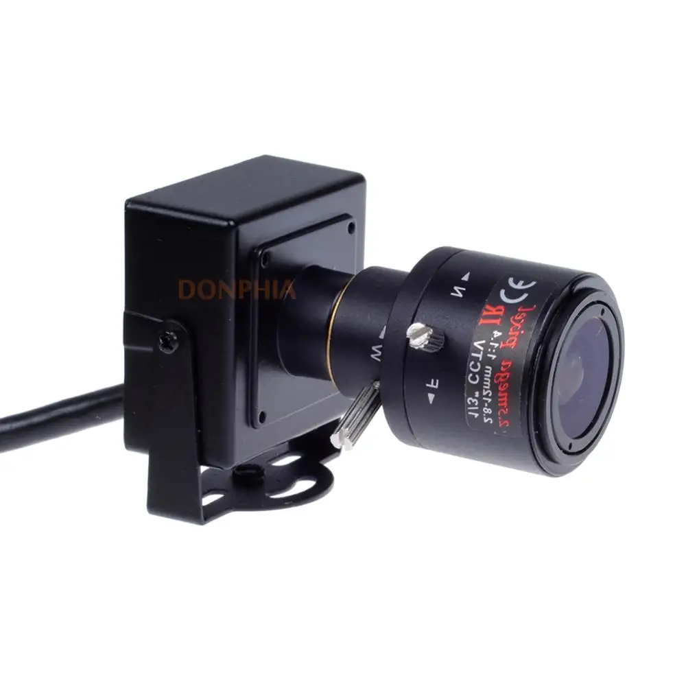2MP безопасности Камера мини IP 2 8-12 мм объектив с переменным фокусным расстоянием